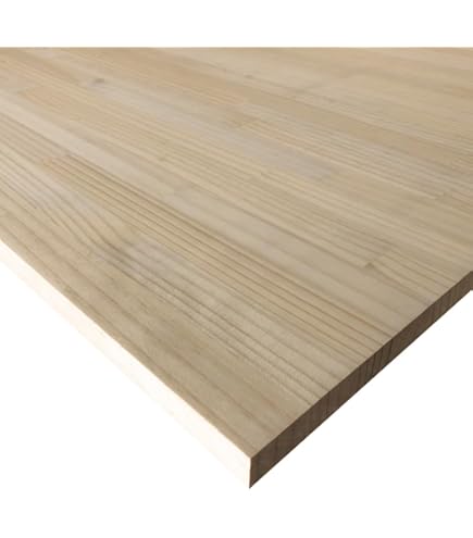 パイン集成材20ミリ幅120縦50奥行50蜜蝋仕上げ！パネルヒーター取付